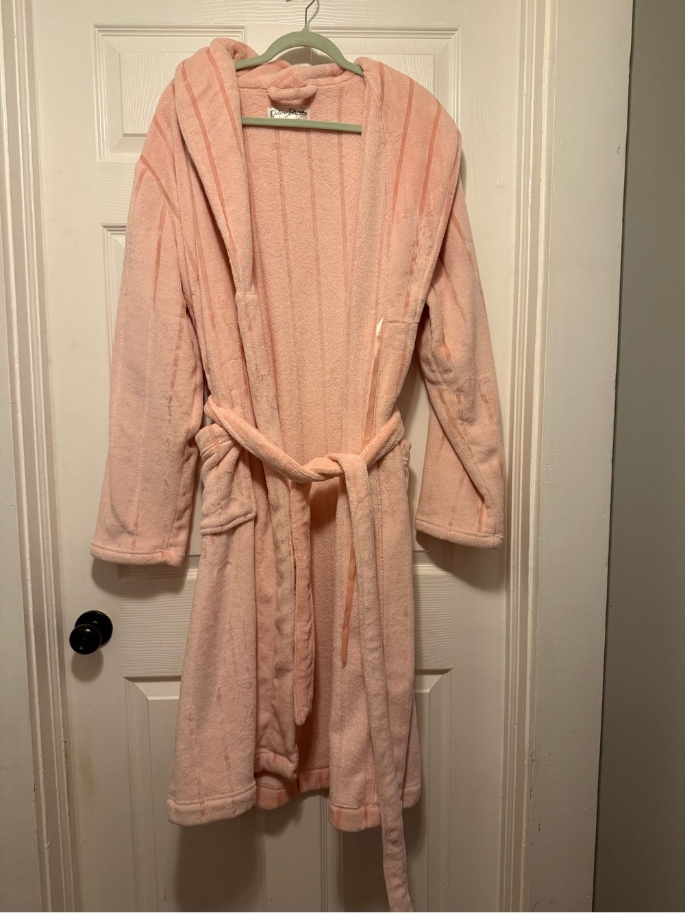 Plush Bath Robe - Light Pink